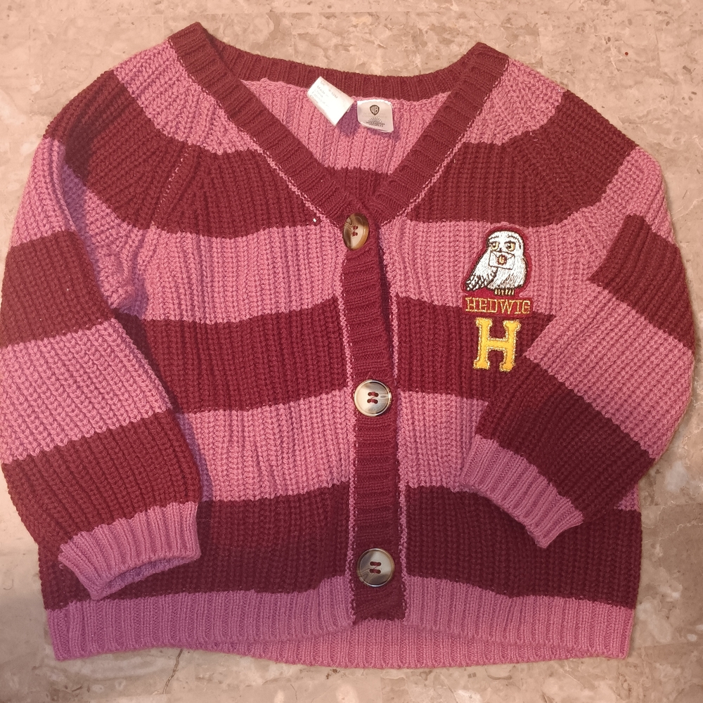 H&M Kids Cardigan - Pink and Red Stripes